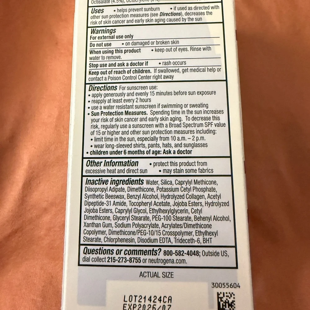 Neutrogena Mineral Invisible Daily SPF 30 1.4oz